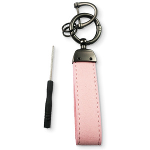 Tùy chỉnh cá nhân PU da Thiết kế dây đeo cổ tay Keychain sang trọng - Product Image 4