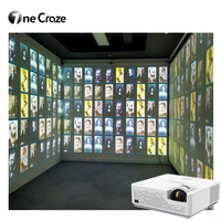 Nouvelle technologie d'affichage 3d mur vidéo écran tactile immersif jeu interactif hologramme photo projecteur mural pour expositions