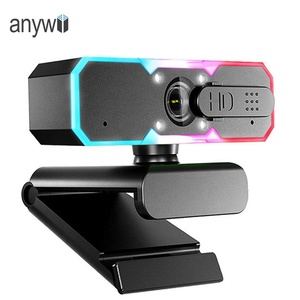 Cámara Anywii 1080p 60fps, Cámara <span class=keywords><strong>Web</strong></span> HD, Cámara para Transmisión en Vivo, Cámara <span class=keywords><strong>Web</strong></span> para Juegos con Luz LED - Product Image 1