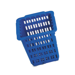 Portaposate per lavastoviglie, design a rete in plastica blu - Product Image 1