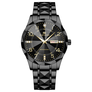 Montre-bracelet à quartz pour homme, cadran rond, montre analogique classique, style minimaliste, tenue décontractée - Product Image 1