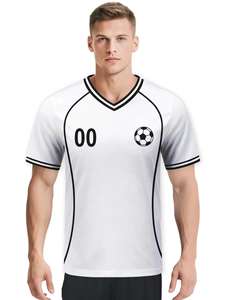 Fußballtrikot-Set für Kinder, Fußballuniform, 100 % Polyester, leicht, atmungsaktiv, schnelltrocknend, Kurzarm, Kinder - Product Image 3