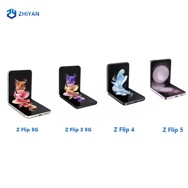 ZHIYAN Cellphones Screens Replacement for Samsung Galaxy Z Flip 3/4/5 1 Year Warranty Touch Screen Foldable Dynamic AMOLED 2X