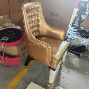 Silla moderna de cuero de lujo para casino/póker estilo <span class=keywords><strong>Las</strong></span> Vegas, ruedas extraíbles ajustables para el hogar, <span class=keywords><strong>Bar</strong></span>, comedor, sala de estar, uso en centro comercial - Product Image 3