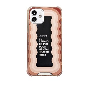 Funda de maquillaje con espejo para chicas, carcasa trasera con diseño rosa ondulado para <span class=keywords><strong>poco</strong></span> <span class=keywords><strong>m3</strong></span>, para iPhone 7, glss templado - Product Image 1