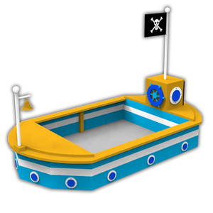 في الهواء الطلق ألعاب خشبية ملعب للأطفال قارب رمل - Product Image 1