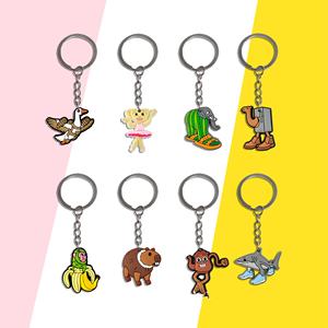 Llavero de PVC suave al por mayor para coches y llaves, diseño creativo de montañas y mares italianos, llavero para coche. - Product Image 2