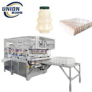 Tự động nhựa rỗng 500ml Cây giáng sinh cốc sữa chai máy đóng gói chai nước máy đóng gói - Product Image 1