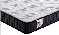 Matelas hybride moderne chinois Rucas de haute qualité avec surmatelas, fonctions de massage rafraîchissant, éponge pliable, 23 cm, douceur moyenne, garantie 10 ans