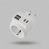 Prise murale électronique commerciale à 4 ports USB, haute qualité, durable, prix bas, vente directe usine
