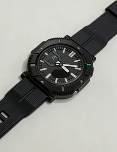 Montre de sport pour homme, luxe général, carrée, numérique, avec alarme, bracelet en acier inoxydable et boîtier en alliage - Product Image 3