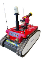 Robot d'extinction de lutte contre l'incendie polyvalent à haute sécurité