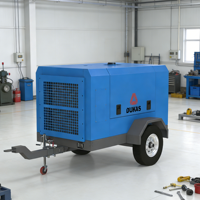 Compresseur d'air électrique portable 37KW/55KW 380V CA lubrifié pour pneus et dispositifs de traction industriels lourds