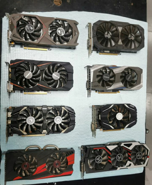 Factory Wholesale Mixed Brand GTX 1060 3gb 5gb 6gb GDDR5X Games GPU Graphics Cards N Vidia Geforce Gtx1060 Original