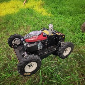 <span class=keywords><strong>Tondeuse</strong></span> à gazon RC à roues domestique livraison rapide petit modèle 4WD tondeuses à gazon sans fil automotrices 24V - Product Image 1