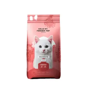 Emballage personnalisé de sac à litière pour chat sac en plastique pochette d'emballage pedigree chien sac d'emballage d'aliments pour animaux de compagnie pour aliments pour chiens