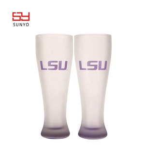 Offre Spéciale En Gros Pas Cher Personnalisé Logo Impression Machine Fait Stocké Grande Bière 20OZ Pilsner Verre Bière Tasse - Product Image 4