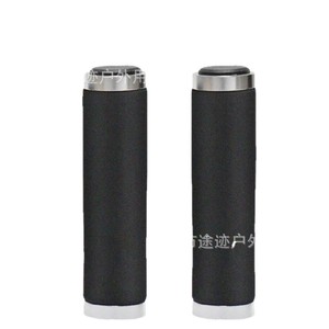 Poignées de guidon de vélo Yueli bleues et noires non imperméables, 22,2 mm, en alliage d'aluminium, éponge, absorption des chocs, pour VTT - Product Image 2