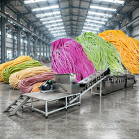 Ligne de production automatique de nouilles fraîches, ligne complète de production de nouilles aux œufs entièrement automatique, moteur haute performance et haute efficacité à vendre