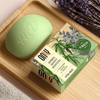 Empaquetado cosmético de lujo personalizado respetuoso con el medio ambiente, papel biodegradable, empaquetado orgánico de jabón hecho a mano
