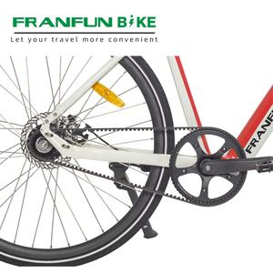 Nouveau <span class=keywords><strong>vélo</strong></span> de <span class=keywords><strong>route</strong></span> <span class=keywords><strong>électrique</strong></span> à entraînement par courroie à une vitesse 700c grande capacité de batterie 10AH <span class=keywords><strong>vélo</strong></span> de course <span class=keywords><strong>électrique</strong></span> pedelec de ville - Product Image 5