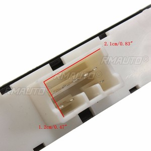 2 interrupteurs de commande principale de lève-vitre électrique de voiture, gauche et droite, pour Suzuki/Vitara 1992-1998 37990-60A00 3799060A00 - Product Image 4