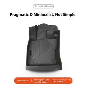 Dédié à FAW pour Toyota pour Corolla Foot Pad <span class=keywords><strong>TPE</strong></span> Étanche Nouveau Vieux 1.2T Double Moteur 12 Génération 1.5L 10mm D'épaisseur 3Pcs - Product Image 5
