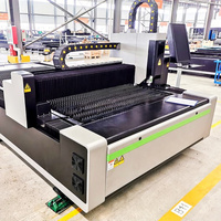 Machine de découpe laser à fibre CNC en fer, acier inoxydable, aluminium et cuivre 1,5 kw 2kw 3kw