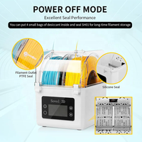 Boîte de rangement pour filament d'impression 3D de grande capacité en plastique pour imprimantes 3D FDM et stylos 3D