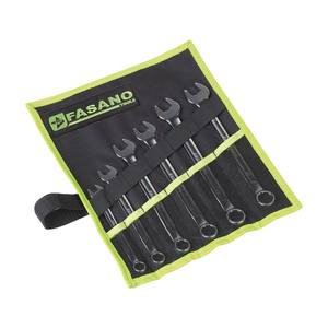 Jeu de clés mixtes Fasano Tools, 6 pièces, métriques, en acier, kit de réparation automobile - Product Image 1