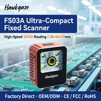 Escáner de Código de Barras 2D Fijo, Lector de Códigos QR Automotriz, Escáner de Código de Barras Ethernet Industrial Fijo, Mini Escáner de Código QR