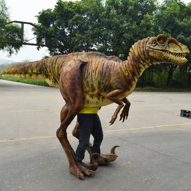 Disfraz de dinosaurio realista Animatronic profesional a la venta