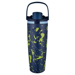 Vaso Térmico Deportivo Portátil Ecológico de 30oz para Frutas, Gran Capacidad, Doble Compartimento, Tapa de Acero Inoxidable 304, Estilo Americano - Product Image 1