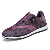 Chaussures de golf de loisirs en plein air, tige en cuir synthétique, semelle en caoutchouc, confortables, antidérapantes, résistantes à l'usure pour hommes et femmes