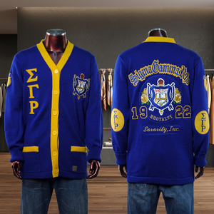 Sigma Gamma Rho Soror – Cardigan brodé en acrylique pour femmes | SGRho Sorority brodé pour dames, pull Cardigan personnalisé - Product Image 3