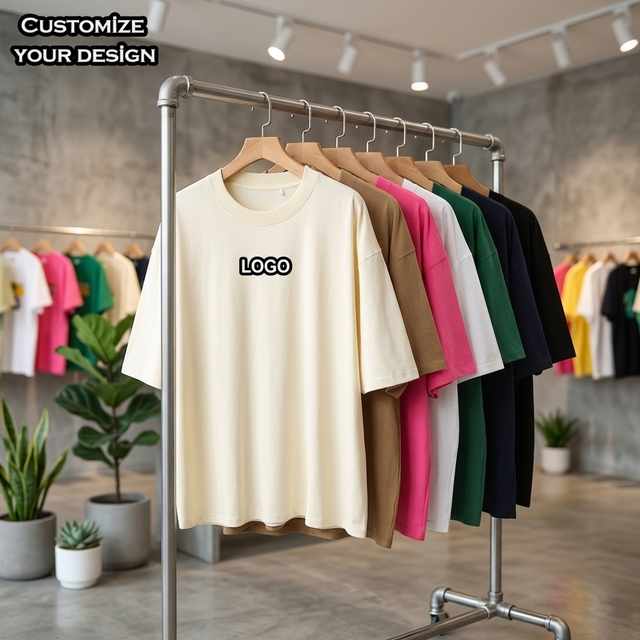 Wholesale Multi-Color Oversized Anti-Pilling Breathable 100% Cotton Knitted Men's T-Shirt Crew Neck Durable Daily Outdoor Use