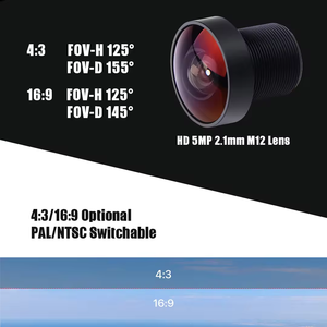 Lente Foxeer Mini de 2.1mm, 1200TVL, 4:3 PAL NTSC, Voltaje de Entrada 4.5V-25V, Accesorios para Drones de Carreras, Resolución 4K, RC UAV - Product Image 6