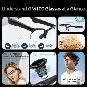 MG100 Smart Audio Touch Screen Wireless Sports Call Music Smart Sunglasses Music Smart <b>Glasses</b> - Product Image 5