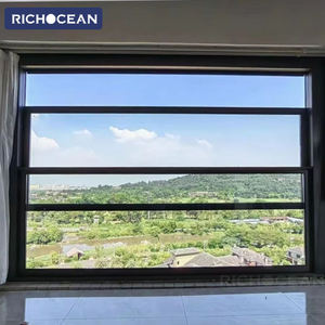 <span class=keywords><strong>Fenêtres</strong></span> coulissantes verticales <span class=keywords><strong>à</strong></span> <span class=keywords><strong>double</strong></span> <span class=keywords><strong>vitrage</strong></span> en aluminium électriques intelligentes RICHOCEAN pour balcon - Product Image 1