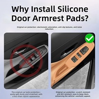 Pour Nissan Sylphy 15e génération 2026 : Tapis de protection en silicone pour boutons de commande des vitres, accessoires intérieurs de protection et d'amélioration