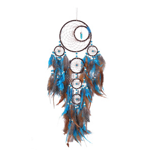 <span class=keywords><strong>Atrapasueños</strong></span> Grande Bohemio Hecho a Mano con Turquesa <span class=keywords><strong>para</strong></span> Colgar en la <span class=keywords><strong>Pared</strong></span>, Adorno <span class=keywords><strong>para</strong></span> Dormitorio, Sala de Estar, Apartamento, Fiesta, Regalo - Product Image 1