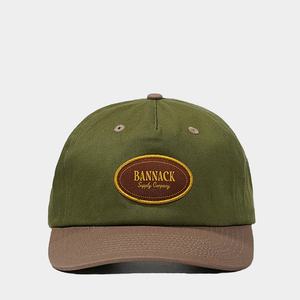 หมวกแก๊ปแบบ snapback 5 ชิ้น ผ้าฝ้ายทอ ปักโลโก้ตามสั่ง ไม่มีโครง ปีกหมวกโค้งเล็กน้อย สีตัดกัน - Product Image 2