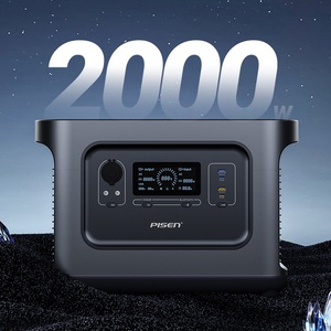 Pisen 2000W Trạm điện cầm tay LiFePO4 năng lượng mặt trời hệ thống năng lượng 110V <span class=keywords><strong>AC</strong></span> đầu ra ngoài trời Pin dự phòng 2000W năng lượng mặt trời Máy phát điện - Product Image 2