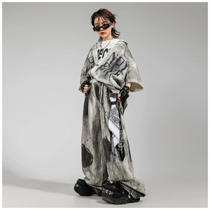 Camisetas Holgadas <span class=keywords><strong>de</strong></span> Moda Urbana para Niños, Ropa <span class=keywords><strong>de</strong></span> Actuación Hip-Hop, Conjuntos <span class=keywords><strong>de</strong></span> Baile Modernos y Elegantes para Niñas - Product Image 2