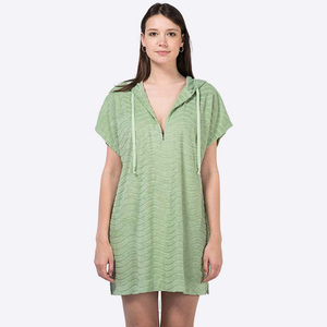 Vente en gros Vêtements <span class=keywords><strong>de</strong></span> nuit à capuche longs en coton doux grande taille à manches courtes pour femmes Chemises <span class=keywords><strong>de</strong></span> nuit - Product Image 1