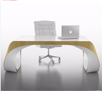 Ensemble de bureau de direction noir et or au design unique Bureau de jeu de table de travail moderne à vendre