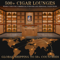 Humidor à cigares avec refroidissement par compresseur, 4 tiroirs en bois de cèdre, affichage tactile de la température et de l'humidité, capacité de stockage de 850 cigares