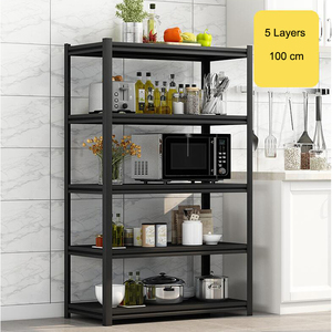Lớn Bakers Rack Với Power Outlet Kệ Bếp Với Giỏ Dây - Product Image 3