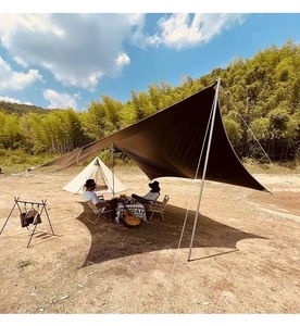 Toldo ligero personalizable para acampar en familia, tienda impermeable Oxford, refugio portátil para Picnic, <span class=keywords><strong>sombra</strong></span>, tiendas de refugio de lona grande - Product Image 1