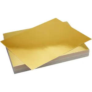 Großhandel Gold Metallic farbiges Karton papier, verschiedene Farben für Kunst handwerk, Klassen zimmer, DIY-Projekte